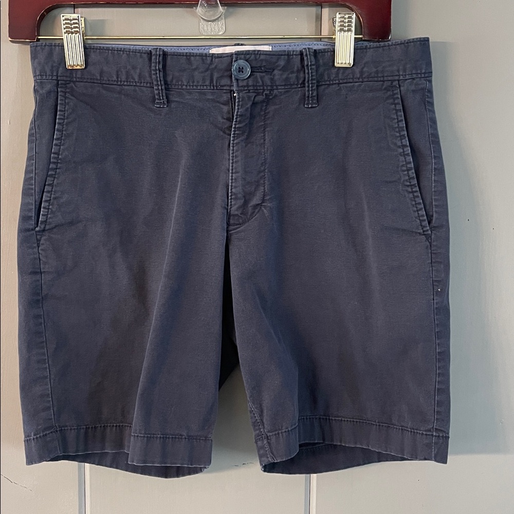 Penguin Munsingwear Shorts Chino Bermuda Cotton Navy Blue Youth 28 Preppy